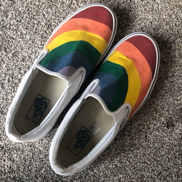 limited edition vans rainbow